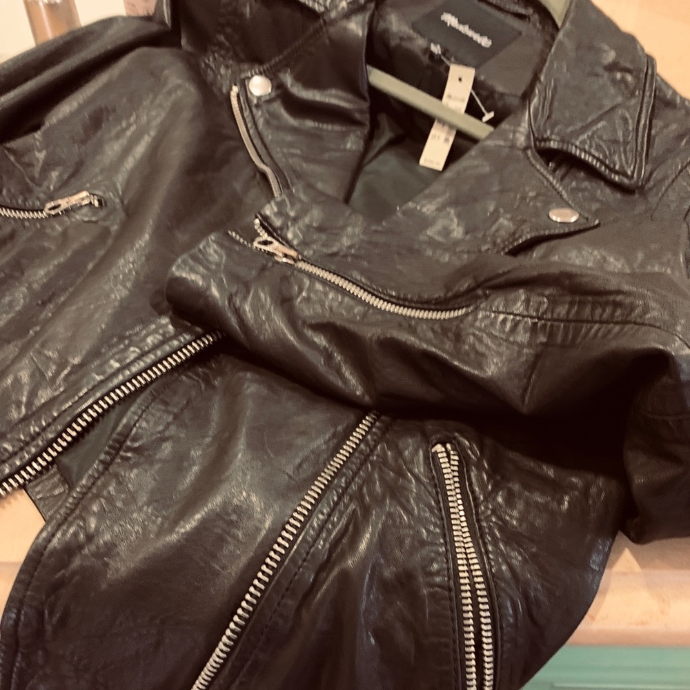 Madewell Washed Leather Motorcycle Jacket